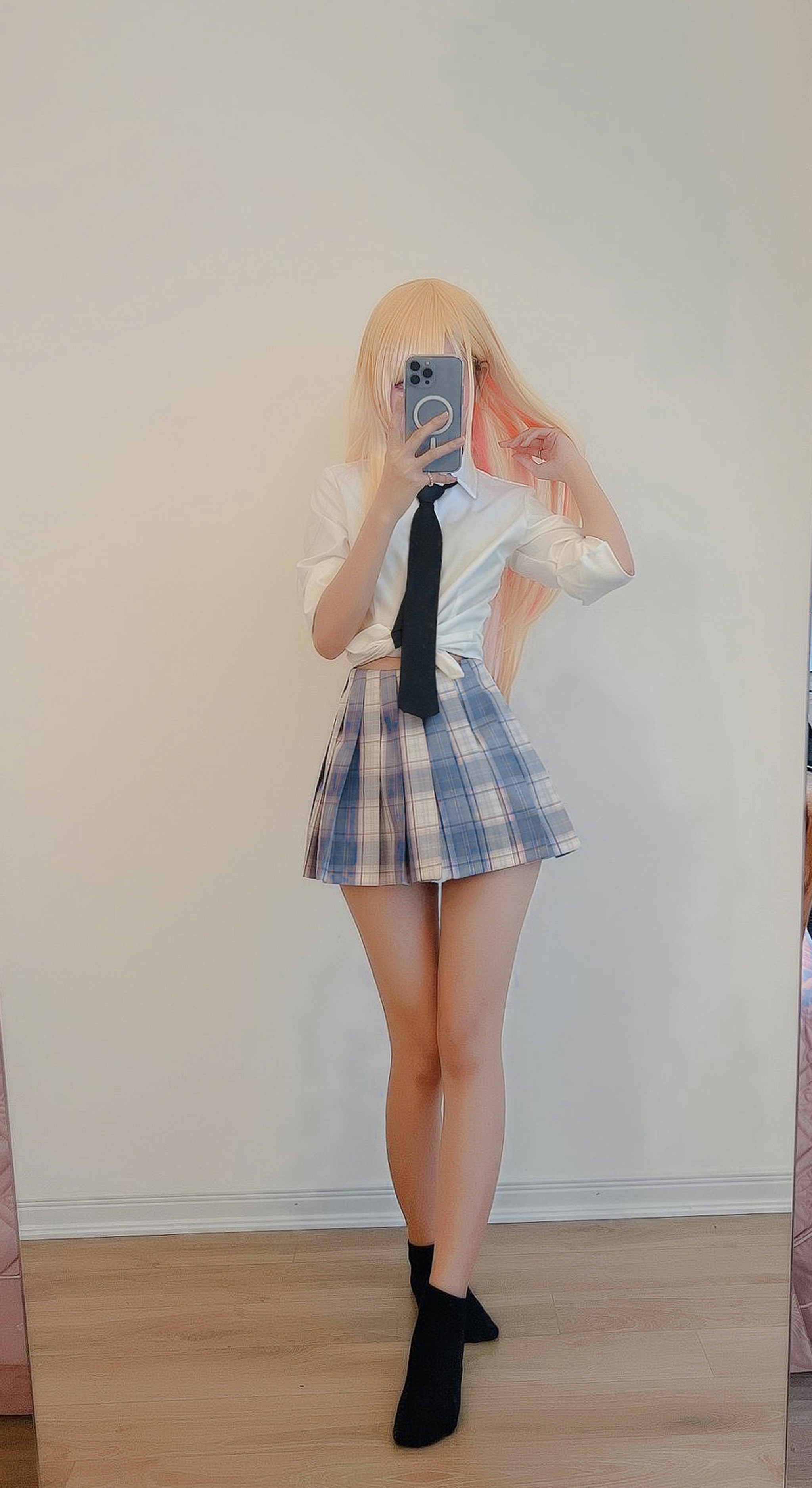 图片[1]-Kuuko W – NO.114 Marin Selfie[18P]-XikXak